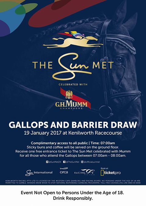 Sun Met Gallops Ad