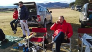 Doug Campbell at Karkloof watching his former horses in their second career while keeping characteristically open lines with his owners about his current horses (photo: supplied)