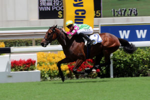Callan Murray wins Gr3 Premier Plate on Horse Of Fortune (photo: HKJC)