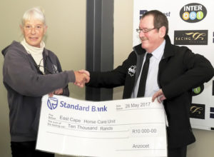 ECHCU Fundraiser - cheque presentation (photo: Pauline Herman)
