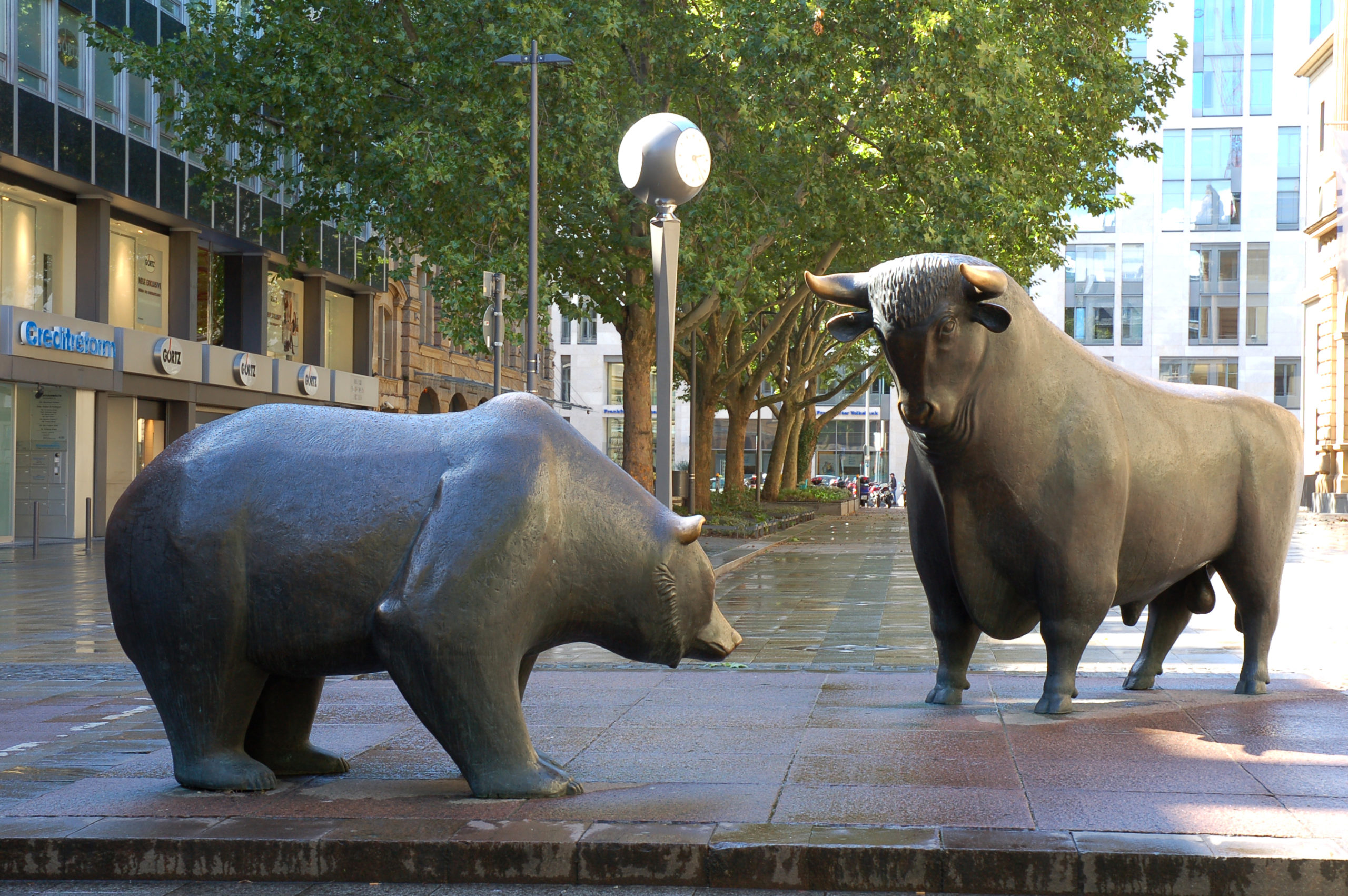 Bull, Bear, Stock Market, Shares