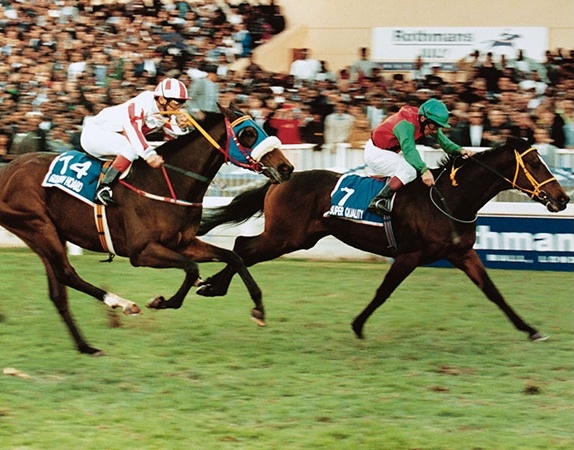 Super Quality wins the 1997 Gr1 Vodacom Durban July (photo: Gold Circle)