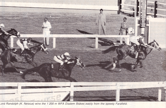 Lord Randolph wins the 1987 Diadem Stakes