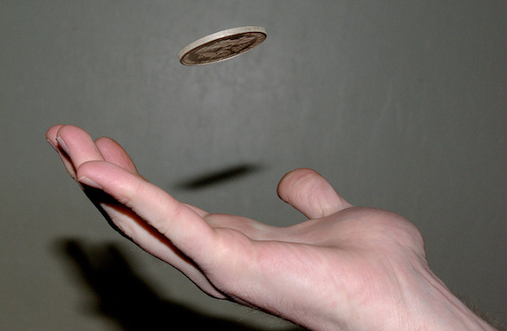 Coin Toss (photo: Robbie Biller)