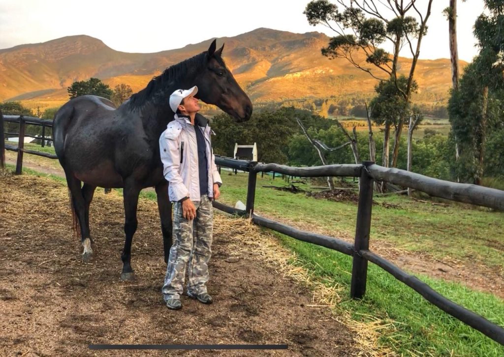 Bernard Faydherbe with Pocket Power (photo: Roxy Joubert)