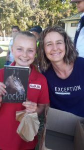 Sarah Pethick with her copy of Pocket Power (photo: Luella Robinson)