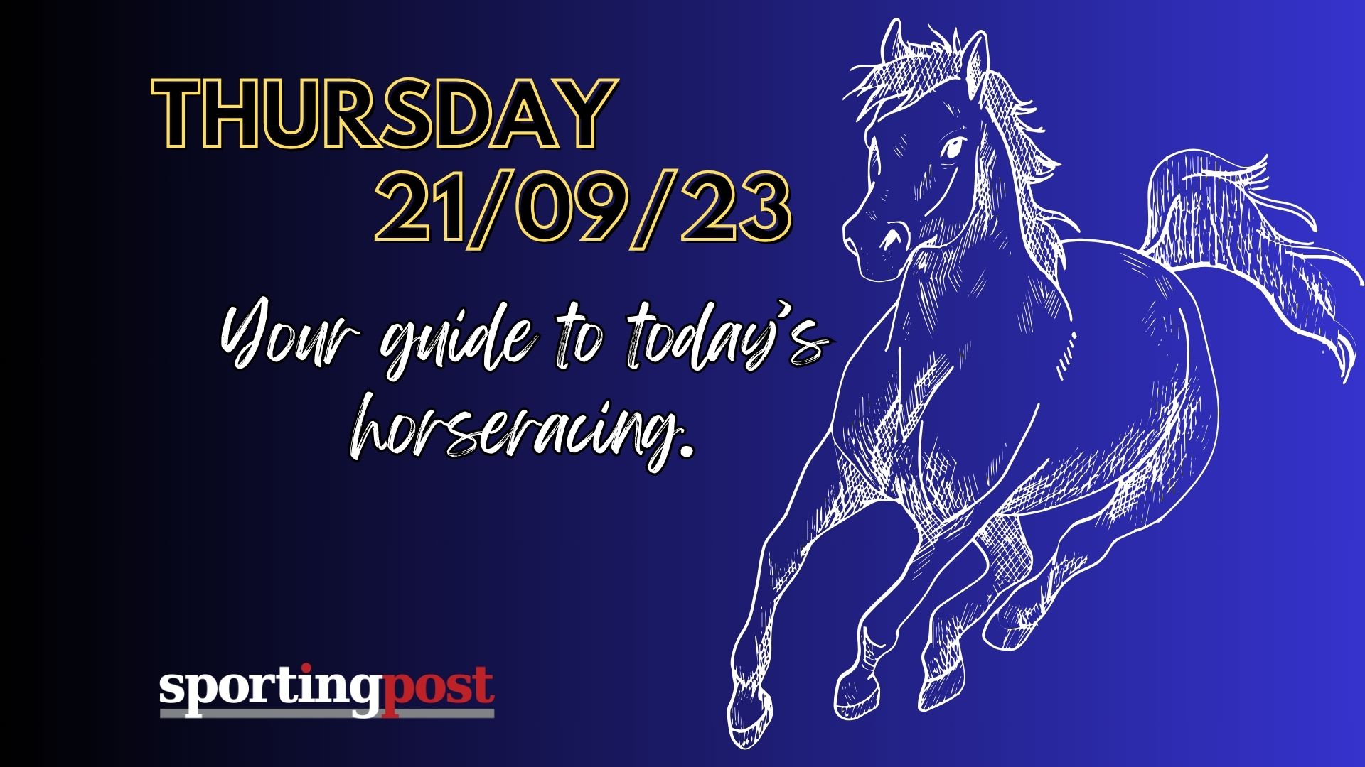 Your thursday racing calendar sporting post