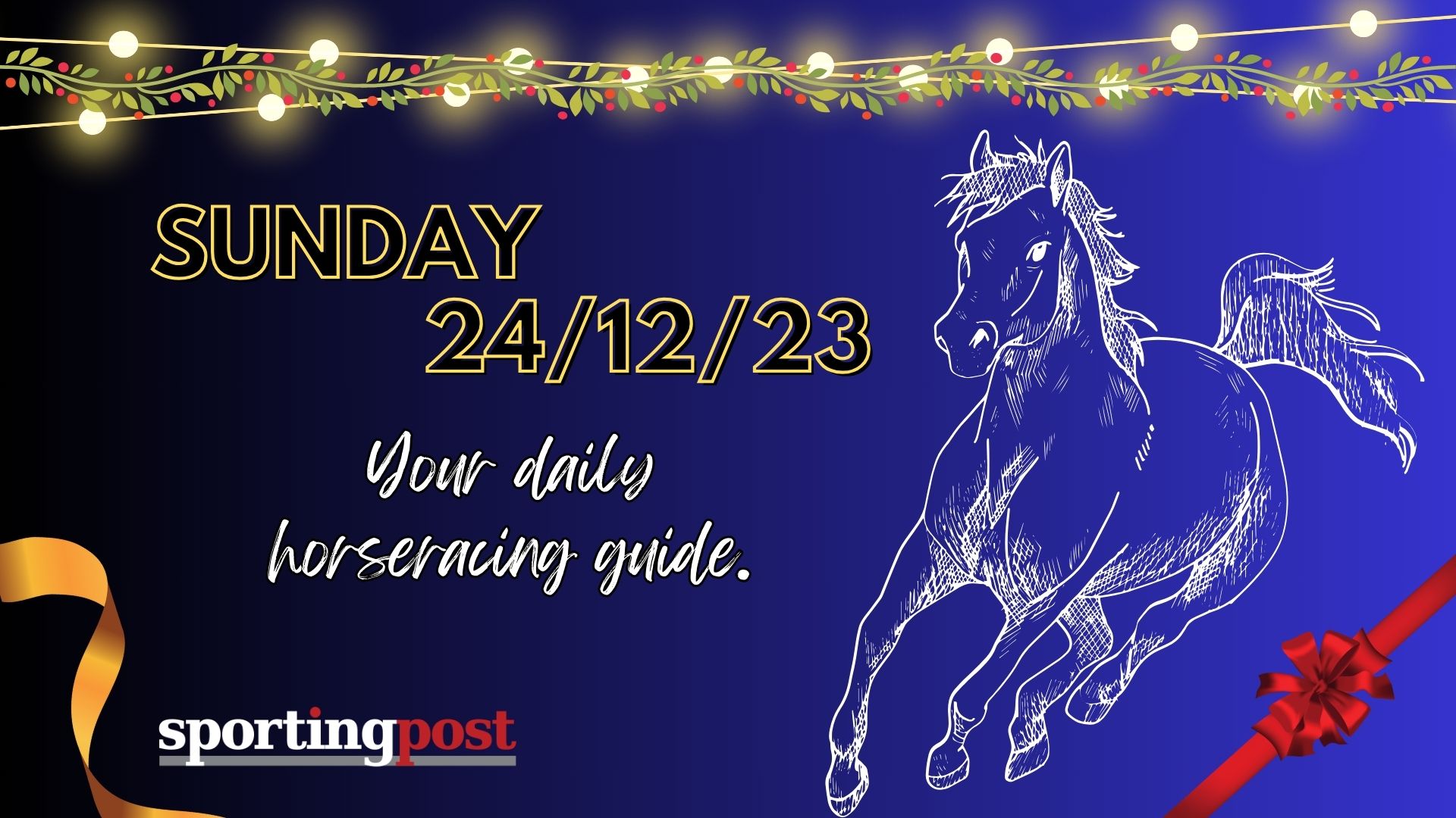 The Sunday Racing Programme Sporting Post