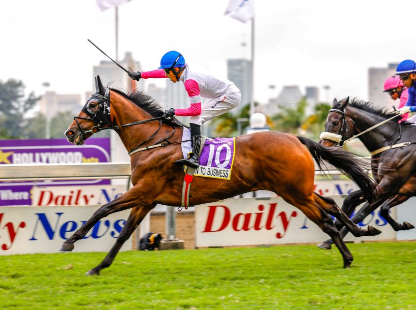 Sporting Post-sponsored jockey Tristan Godden gets Down To Business home