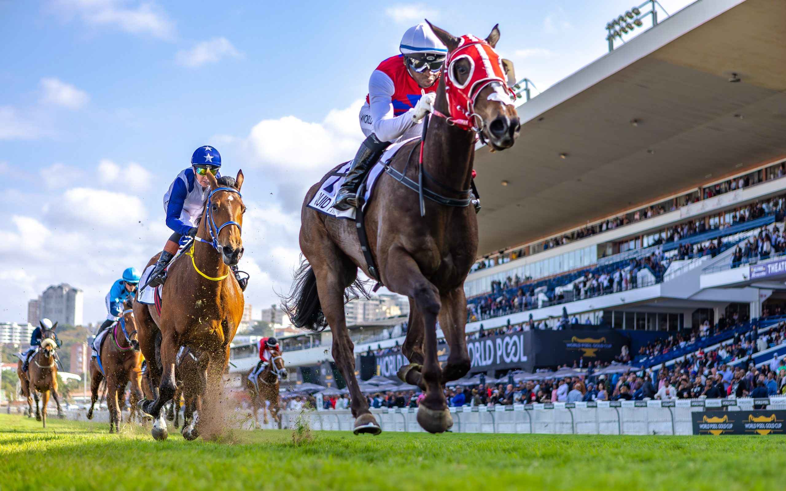 Lance’s daughter Quid Pro Quo makes history on Sunday as she flies home ahead of Fatal Flaw under Piere Strydom (Pic – Candiese Lenferna)