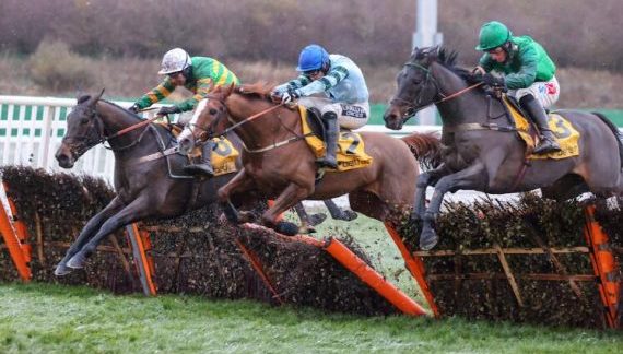The 2024 BetMGM UK Fighting Fifth Hurdle boasted the biggest field since 2006 on Saturday (Pic - Newcastle Racecourse)