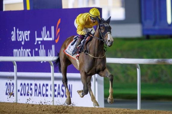 It’s hard to overestimate the impact Queen Azteca’s UAE Oaks win had on jockey Carlos Lopez (Pic - DRC)