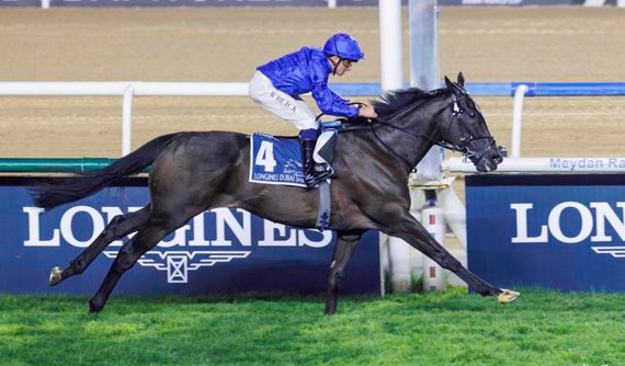 William Buick and Rebels' Romance dominated the 2024 Longines Dubai Sheema Classic (Pic - DRC/Liesl King)