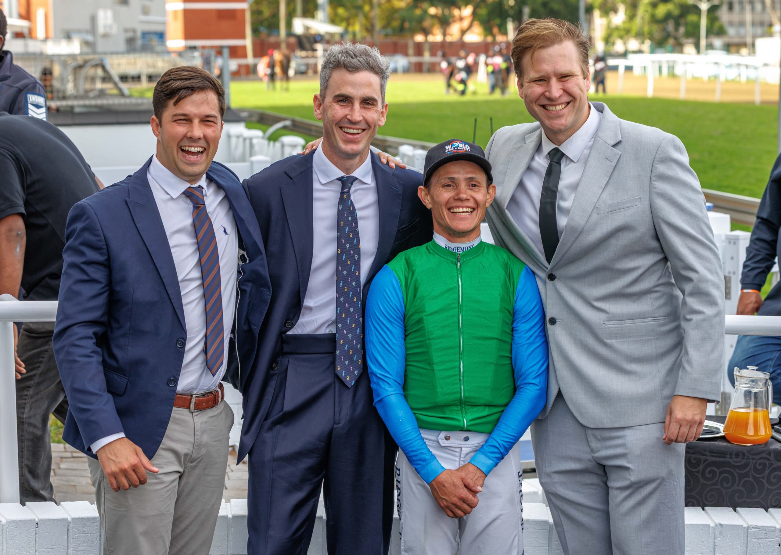 A winning combination - James Crawford, Craig Kieswetter, Richard Fourie and Devin Heffer (Pic - Candiese Lenferna)