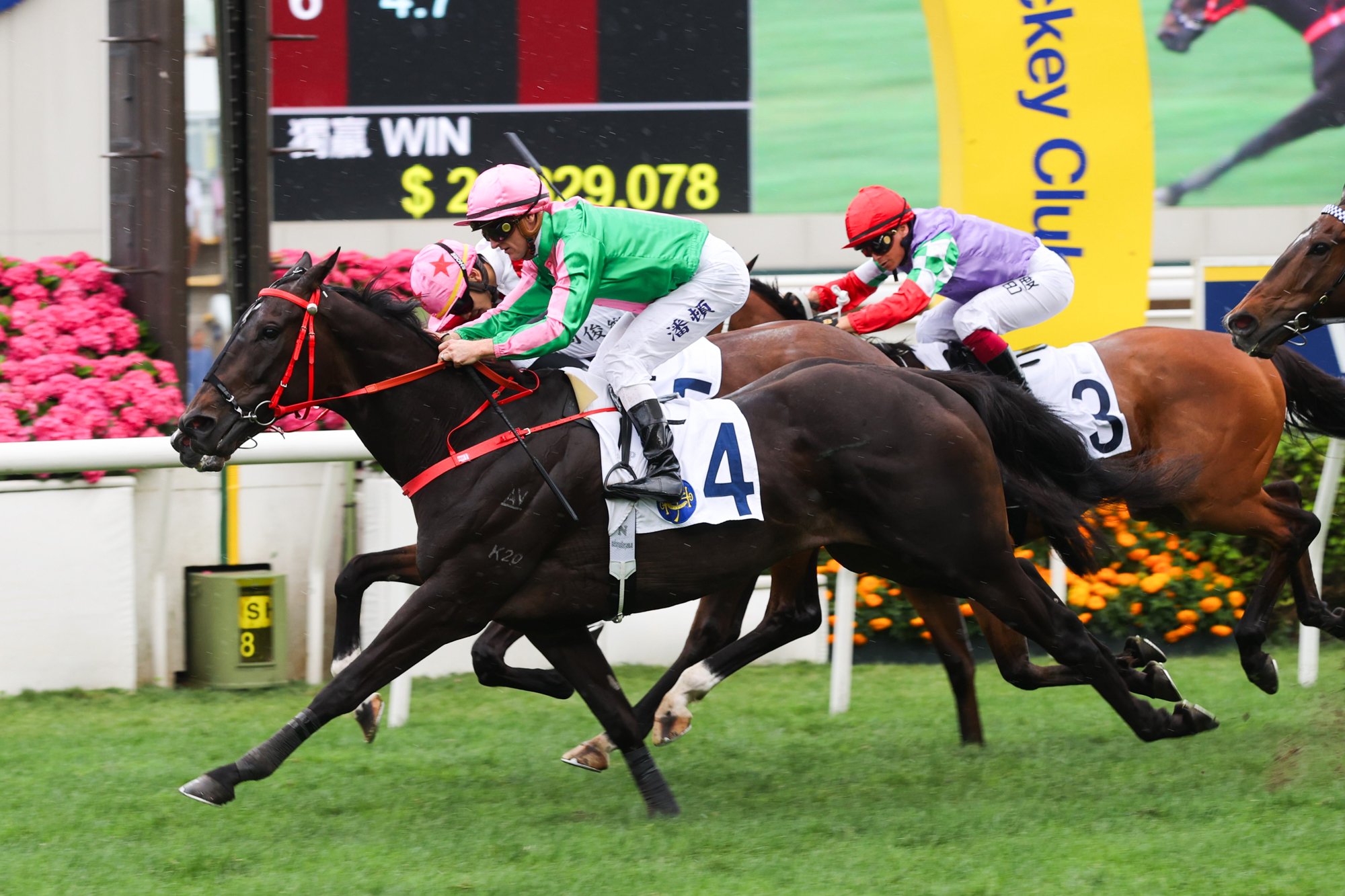 Bundle Award wins the Queen Mother Memorial Cup (Pic - HKJC)
