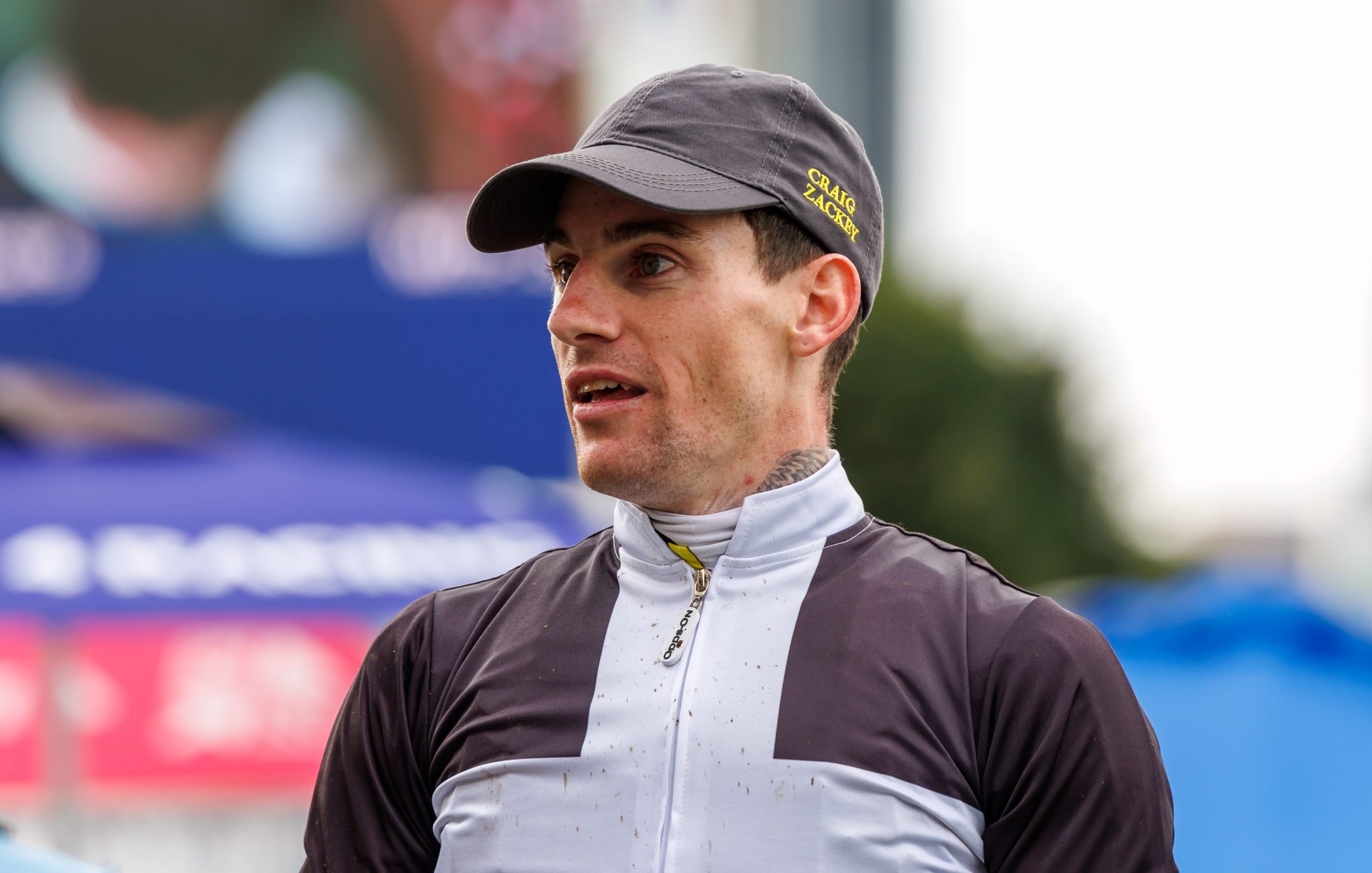 Craig Zackey takes the ride on Matcha Mint (Pic - Candiese Lenferna)