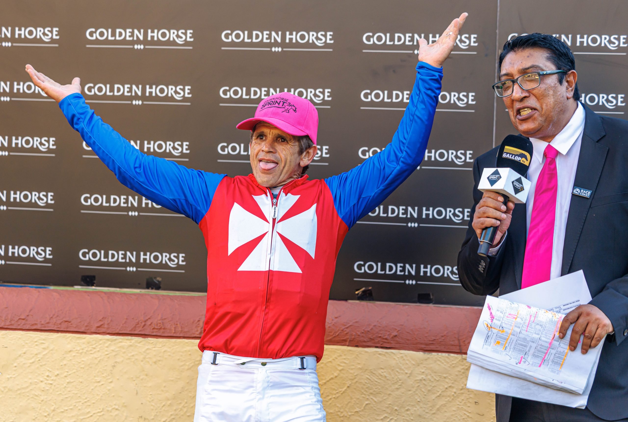 The Candyman can - Andrew Fortune with Deez Dayanand (Pic - Candiese Lenferna)