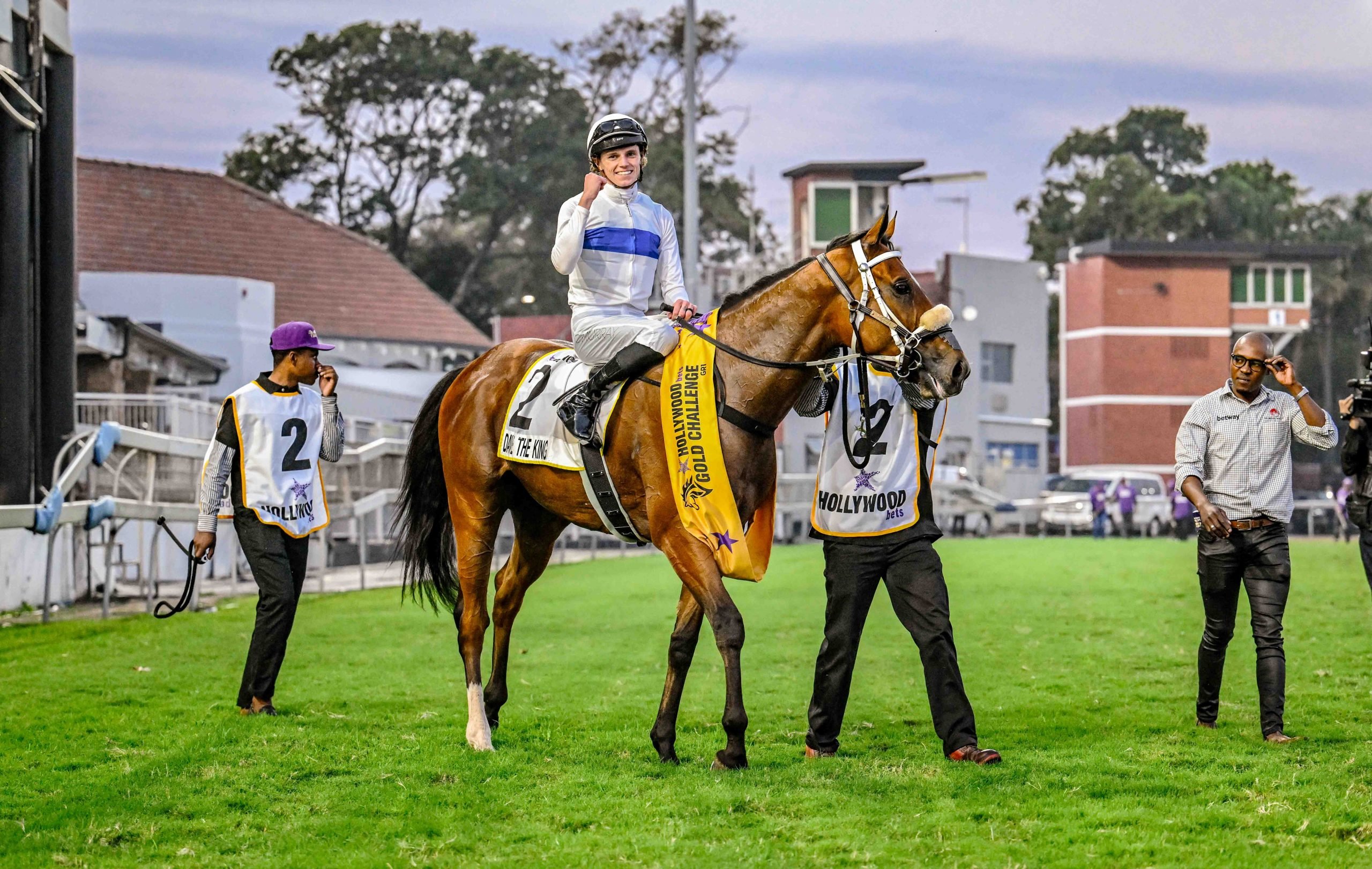 Dave The King and Callan return victorious (Pic - Chase Liebenberg)