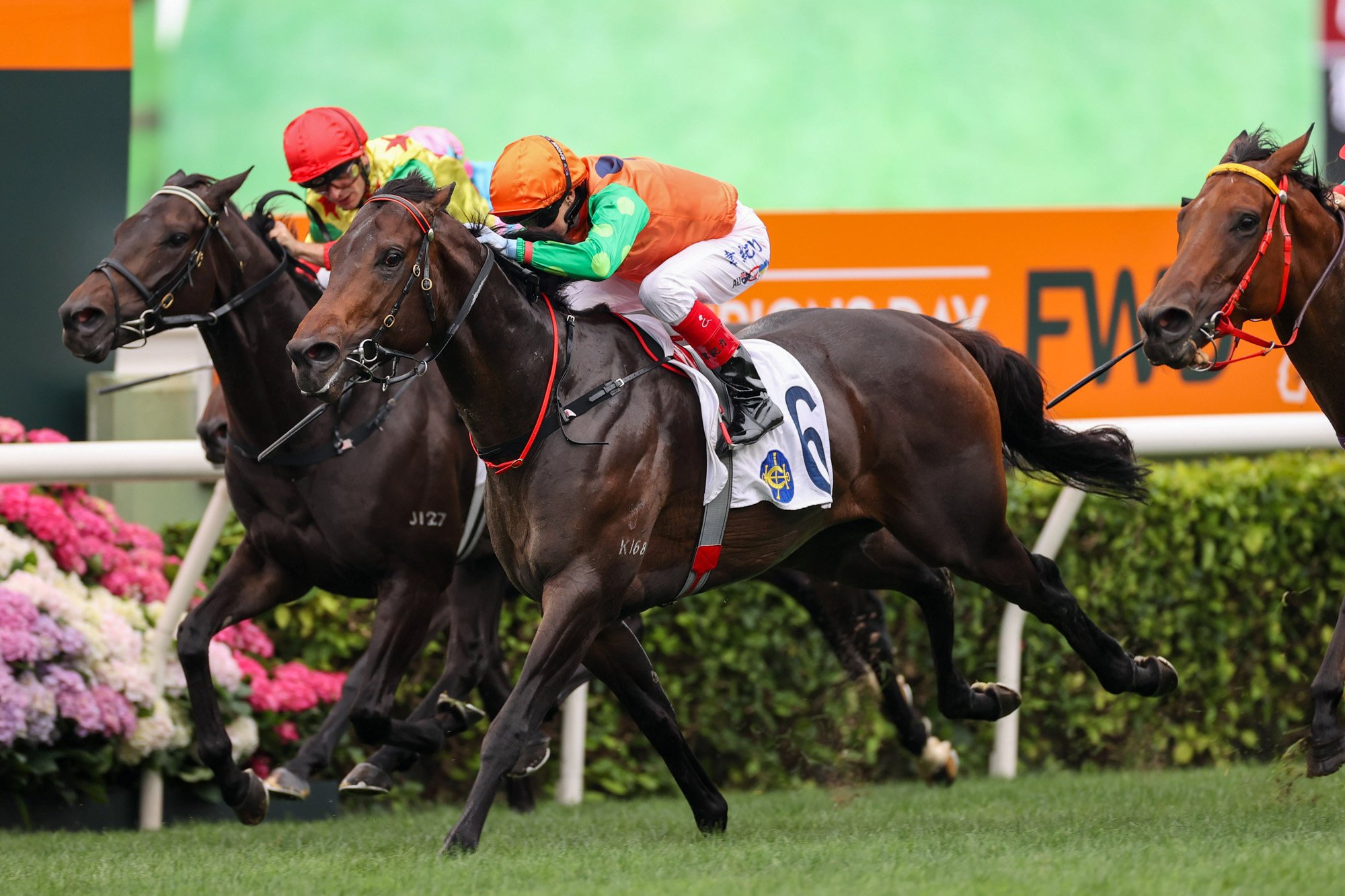 Invincible Shield makes it three in a row (Pic - HKJC)