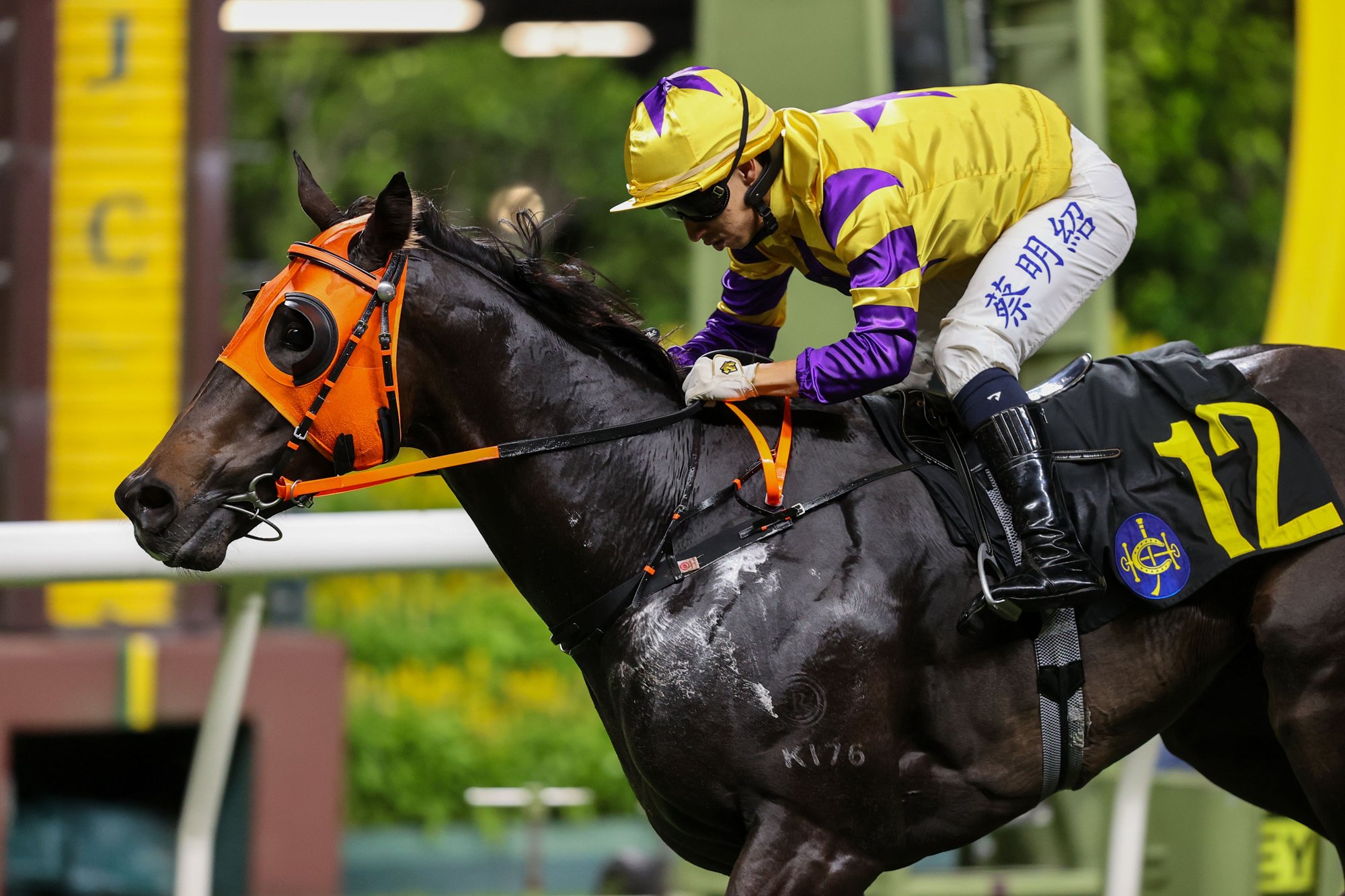 Matthew Chadwick and Another Zonda defy all at Happy Valley (Pic - HKJC)